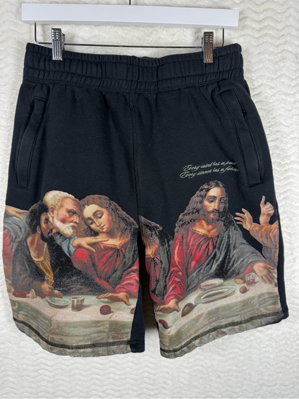 CTHDRL THE LAST SUPPER FLEECE MENS LIFESTYLE SHORTS